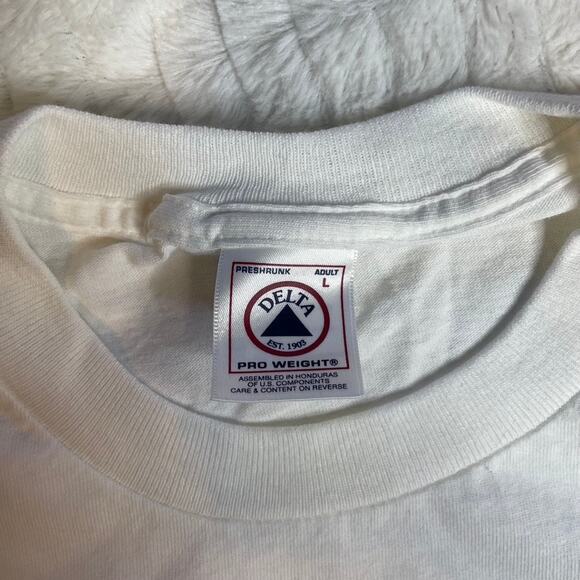 PADRES San Diego Padres 1998 League Champs Shirt‎ White Large Deadstock Graphic - Picture 3 of 4